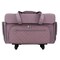Everything Mary XXL 4 Wheel Collapsible Rolling Sewing Machine Storage Case, Purple Quilted